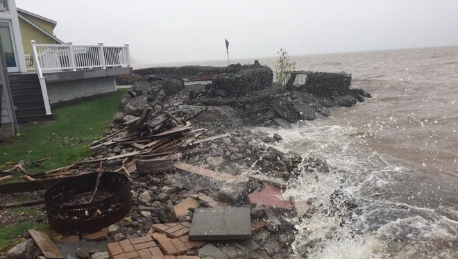 Lakeshore Flood Warning Issued by the National Weather Service